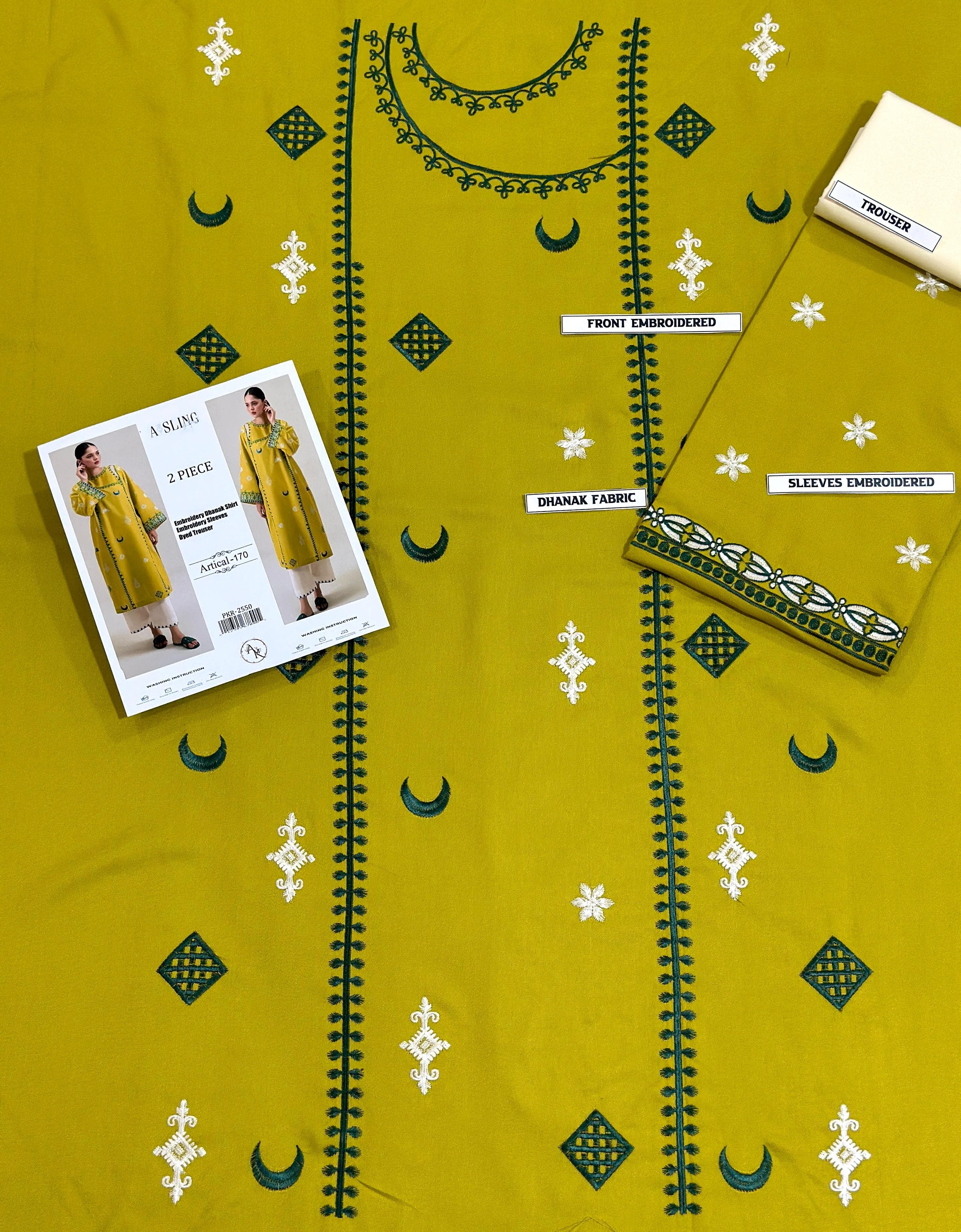 ASLING DHANAK 2PC IN WINTER COLLECTION