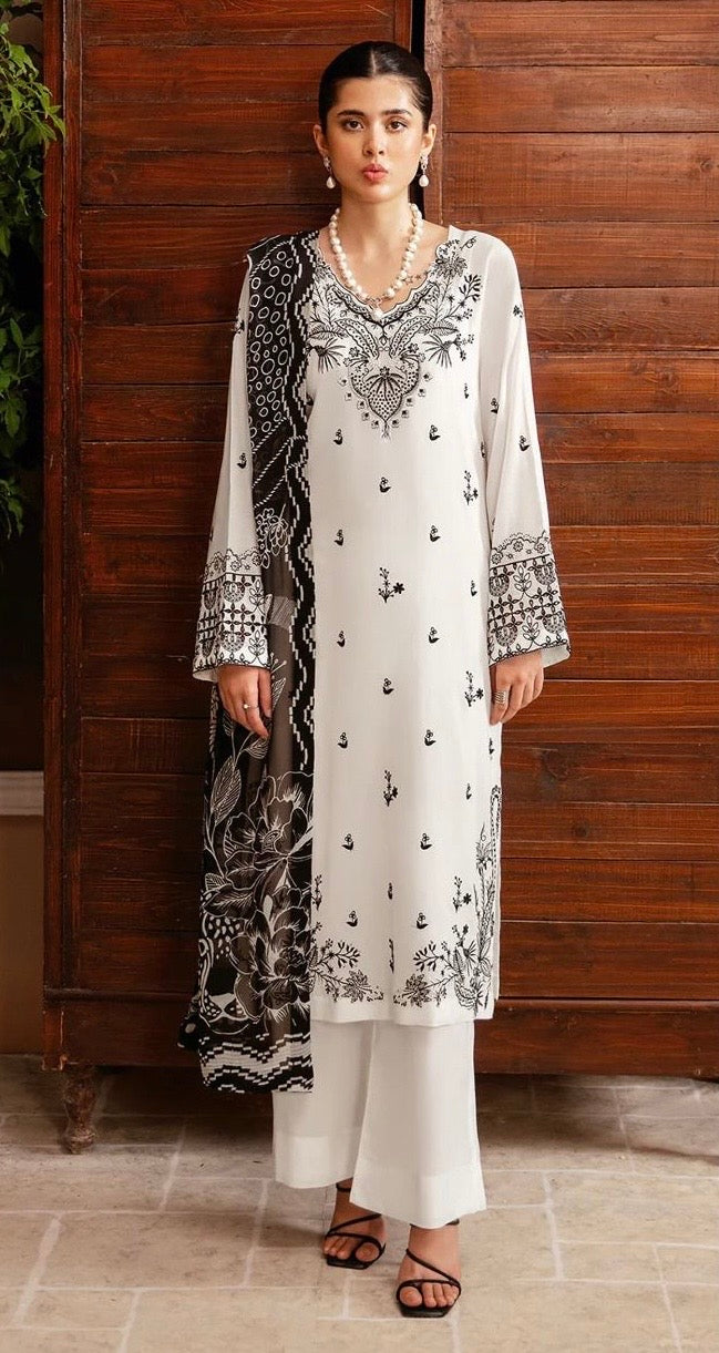 AFSANA DHANAK 3pc IN WINTER COLLECTION