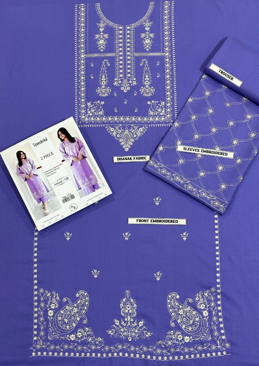 TAWAKAL 2PC IN WINTER DHANAK FABRIC