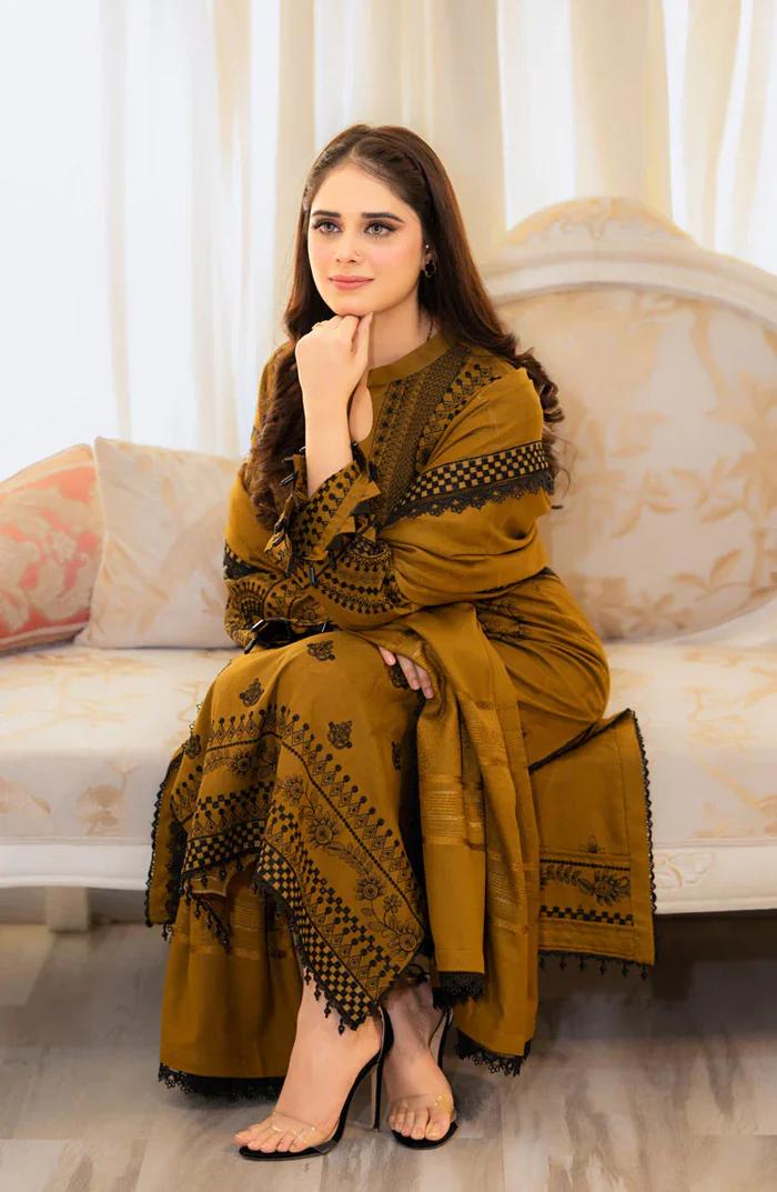 URGE 3PC IN WINTER DHANAK FABRIC