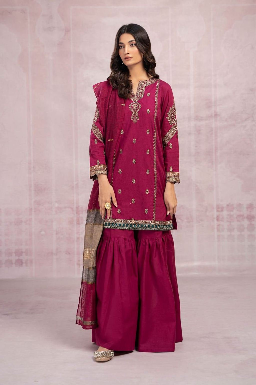MARIA B DHANAK 3PC IN WINTER COLLECTION
