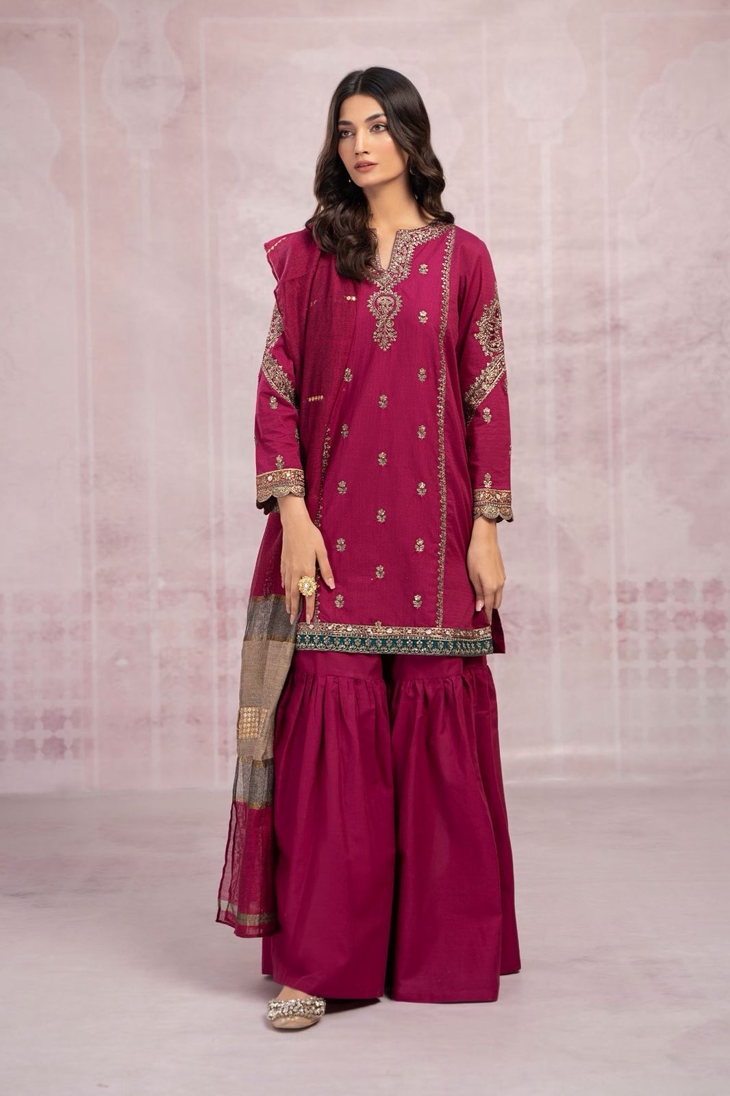 MARIA B DHANAK 3PC IN WINTER COLLECTION