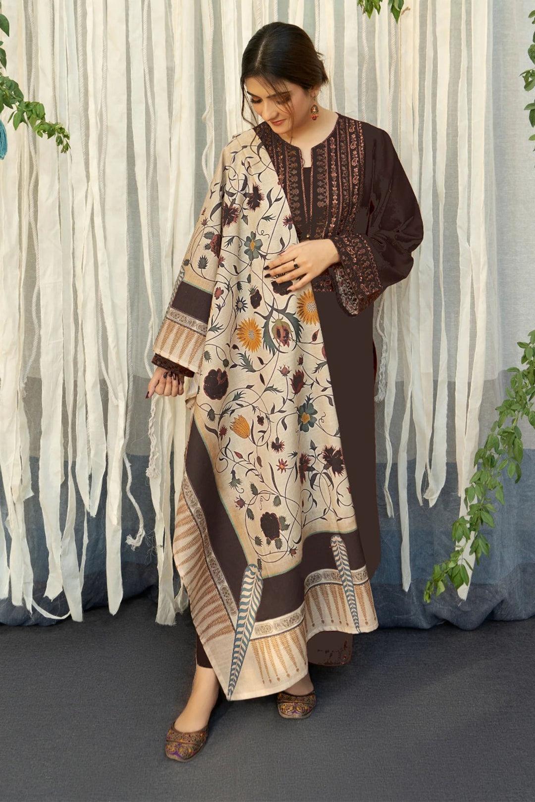 URGE DHANAK 3PC IN WINTER COLLECTION