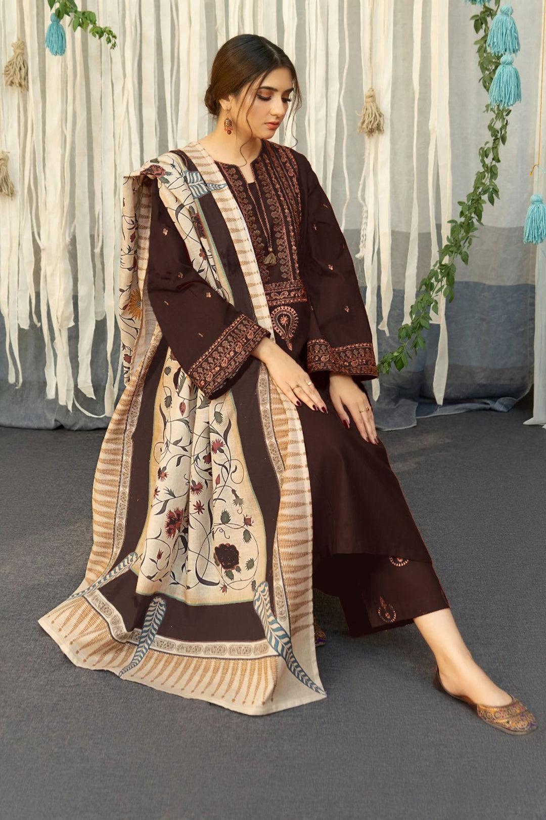 URGE DHANAK 3PC IN WINTER COLLECTION
