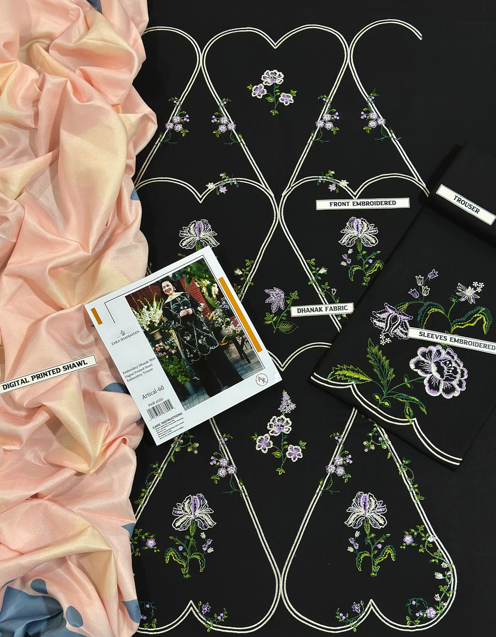 ZARA SHAHJAHAN DHANAK 3PC IN WINTER COLLECTION