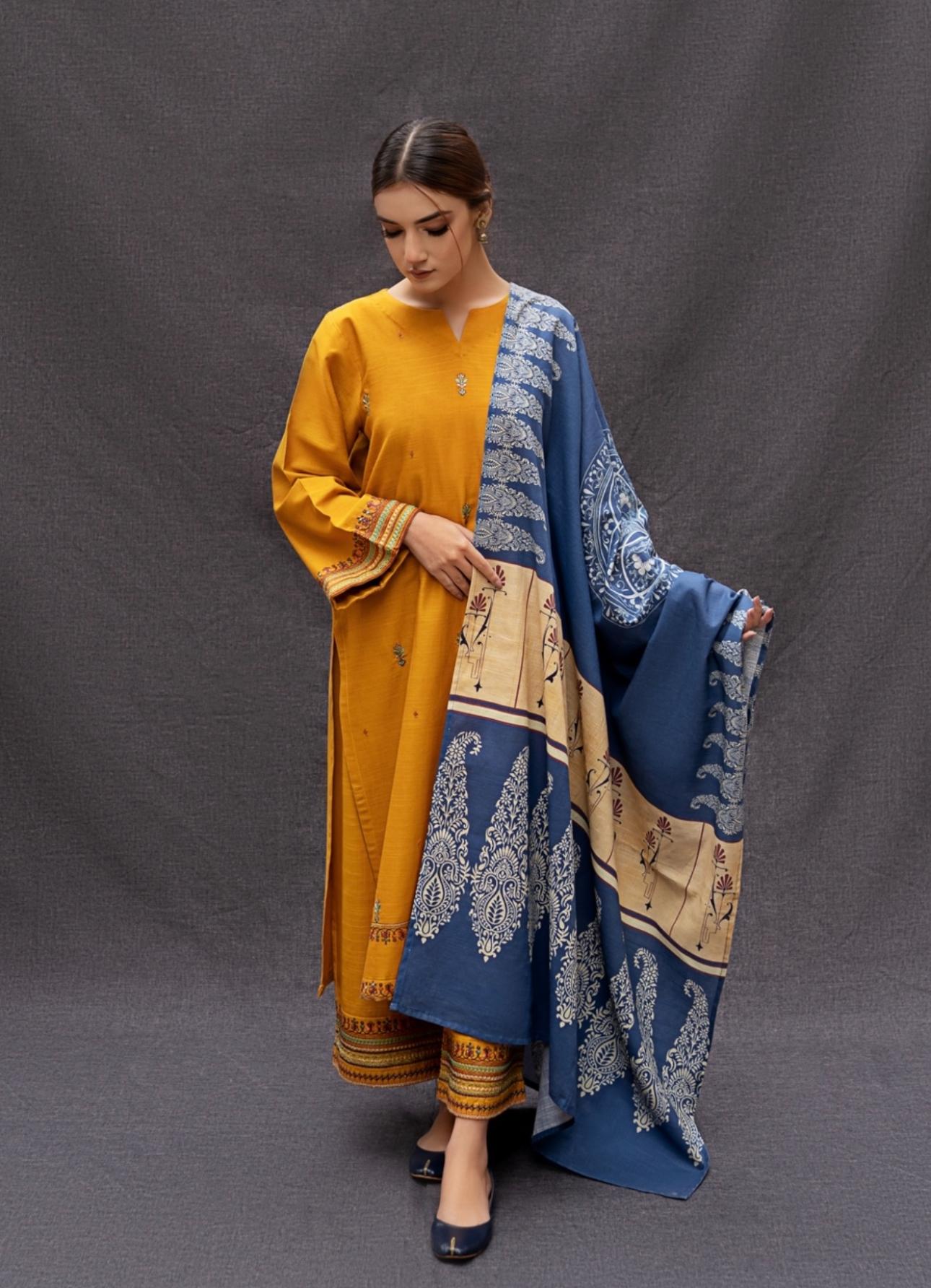 URGE DHANAK 3PC IN WINTER COLLECTION