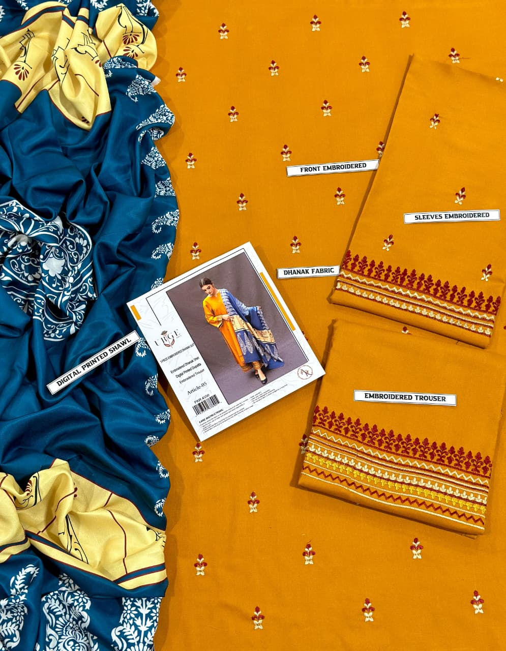 URGE DHANAK 3PC IN WINTER COLLECTION